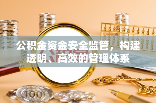 海曙公积金资金安全监管，构建透明、高效的管理体系